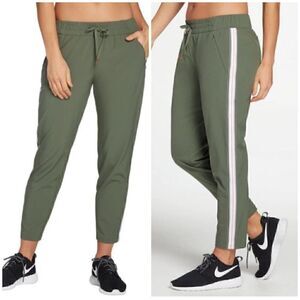CALIA Journey Tuxedo Track Pants (Thyme Green) - Small